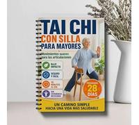 Calendrier de fitness Tai Chi 2026 sur 4 semaines pour personnes âgées - Journal de mouvement doux de 10 minutes avec options assises et debout, grand suivi de stabilité et de flexibilité à spirale