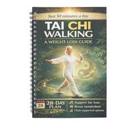 Calendrier de fitness Tai Chi 2026 sur 4 semaines pour personnes âgées - Journal de mouvement doux de 10 minutes avec options assises et debout, grand suivi de stabilité et de flexibilité à spirale