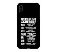 Calendrier de Football Fantaisie - Inscription Amusante - Football Fantastique Coque pour iPhone XS Max