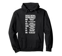 Calendrier de Football Fantaisie - Inscription Amusante - Football Fantastique Sweat à Capuche