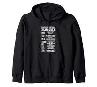 Calendrier de Football Fantaisie - Inscription Amusante - Football Fantastique Sweat à Capuche