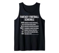 Calendrier de Football Fantastique Typographie Minimaliste drôle Débardeur