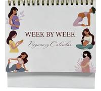 Calendrier de grossesse hebdomadaire - Journal souvenir à couverture rigide, utilisation du calendrier de grossesse | Souvenir à couverture rigide, suivi de la croissance maternelle, journal