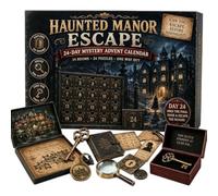 Calendrier de l Avent escape game, mystère 24 jours famille cadeau Noël | 24 jours énigmes, Escape Game Familial, Jeu d'Énigmes et Compte à Rebours de Noël avec 24 Pièces, Jeu Famille