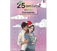 Calendrier de l'avent 1er Noël pour bébé 0-1an, 25 Bisous | 25 jours avant Noël, Mon premier Noël, Format A3, chevalet inclus, Sans chocolat, Sans objet