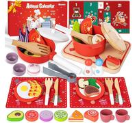 Calendrier de l'Avent 2025 pour enfants - Accessoires de cuisine pour enfants - Accessoires de cuisine pour jeux de rôle
