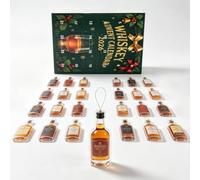 Calendrier de l'Avent 2026 avec 24 répliques miniatures de bouteilles de whisky