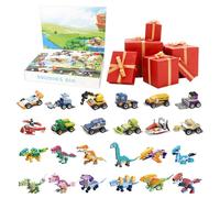 Calendrier de l'Avent 2026 avec 24 surprises voiture dinosaures mini blocs