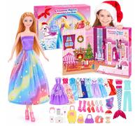 Calendrier de l'Avent 2026 Fille avec Poupée, 24 Surprises, Cadeau Fille | Jouet Enfant & Cadeau Fille 3-10 Ans, Anniversaire & Cadeau de Noël Enfants, dont Poupee, Vetement et Accessoire