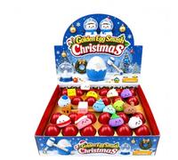 Calendrier de l'Avent 2026 Golden Egg Smash Squishies Dumpling raviolis | Inclut un marteau en plastique, thème des fêtes, mini-figurines à collectionner, compte à rebours de Noël pour adultes