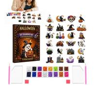 Calendrier De L'Avent 2026 Halloween 24 Jours 2026 Avent Pendentif Peinture
