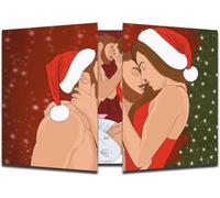Calendrier de L'Avent 2026 spécial Couple - Idée Cadeau Femme et Homme - 24 défis pour pimenter votre relation amoureuse avant Noël - Marque française - Saint Valentin 2027 - Format A4