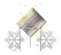 Calendrier de l'avent 24 bijoux surprises - argenté et cristal