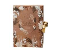 HOME DECO FACTORY, BO0044, Calendrier de l'Avent avec 24 Bougies parfumées, Design élégant, senteurs variées pour Une Ambiance Festive, pour Noël, Taille : 24 pièces, Blanc/Marron