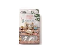 Graine créative – Calendrier de l'Avent – 24 sachets en jute – Beige