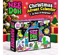 Calendrier de l'Avent 3D en PVC NeeDoh 2026, calendrier du compte à rebours de Noël, poupée anti-stress, boîte surprise, jouet anti-stress, cadeau de vacances du Nouvel An 24 Days-1