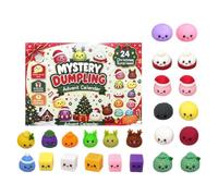 Calendrier De L'Avent À Presser De Noël 2026, Pour 24 Mini Squishies | Squishy Calendrier De L'Avent 2026 Boulettes De Noël Avec Compte À Rebours, Fidget Toy Calendrier Surprise Adulte Noël 2026