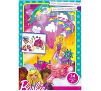 Calendrier de l'Avent - BARBIE - 24 accessoires de dessin - Pour enfant fille de 3 ans et plus
