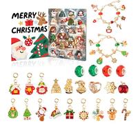 Calendrier de l'avent Bijoux Fille, DIY Calendrier de l'avent Enfant | DIY Bracelet Kit Fabrication, Calendrier Avent Enfant Bijoux Approprié Enfants Fille Ado Bijoux