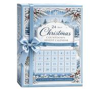 Calendrier de l'Avent Bonhomme de Neige, Compte à Rebours de Noël de 24 Jours Décoration de Noël en Acrylique 2D Pendentif Yéti, Déballage Surprise Quotidien Décoration pour Sapin Cheminée Porte-clés