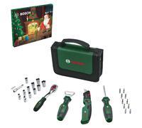 Calendrier de l'Avent Bosch 2023 (calendrier de Noël de 28 pièces avec 24 portes, calendrier d'outils)