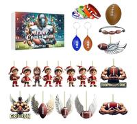 Calendrier de l'avent Calendrier de l'Avent rugby Jouets Compte à rebours 24 jours Ensemble Célébrez le (pendentif en acrylique 2D) Jouets-428
