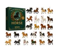 Calendrier de l'Avent Cheval 2025-24 Pendents Équestres pour le Compte à | Rebours de Noël | Idéal pour les Collectionneurs et Passionnés | Cadeau pour et Amateurs d'Équitation