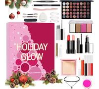 Calendrier de l'Avent Coffret Festif 24 Jours Baume Lèvres Blush | Calendrier Compte à Rebours Beauté Visage Pour Femmes Ados Filles Mariage Fête