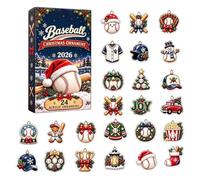 Calendrier De L'Avent Compteur À Rebours 24 Jours Pendentif Acrylique 2D | Ornement de Noël Calendrier Compte à Rebours pour Adultes Garçons Filles Ados Maison Bureau Dortoir C