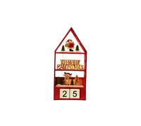Calendrier de l'Avent date Pitsis - Rouge