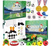 Calendrier de l'Avent de football pour enfants 2024 avec 24 surprises