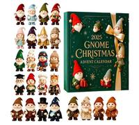 Calendrier De L'Avent De Noël 2025 | Mignon Ornement De Lutin 2D Plat En Acrylique | Compte À Rebours 24 Jours Avec Petit Gnome Pendentif,Pour Hommes Femmes Garçons Filles Jeunes Adolescents
