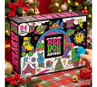 Calendrier de l'avent de Noël NeeDoh, poupée anti-stress 3D en PVC, boîte surprise, cadeau de Noël anti-stress 13 Days