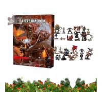 Calendrier De L'Avent Donjons Et Dragons 2025, Calendrier De Noël 2025 Avec 24, Compte À Rebours 24 Jours, Objets De Collection, Décoration De Bureau Festive Pour Amateurs De Jeux Vidéo