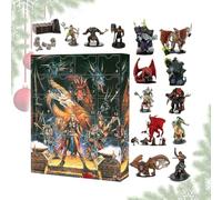 Calendrier De L'Avent Donjons Et Dragons 2025, Calendrier De Noël 2025 Avec 24, Compte À Rebours 24 Jours, Objets De Collection, Décoration De Bureau Festive Pour Amateurs De Jeux Vidéo