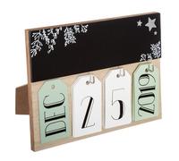 Calendrier de l'Avent en bois Cadre - Marron