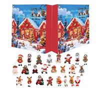 Calendrier de l'Avent en peluche pour sapin de Noël, compte à rebours de l'Avent 24 jours 2025 | Décoration en peluche rembourrée de Noël - Pour la famille Intérieur Entrée Mur Couronne Salon Chambre