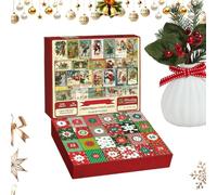 Calendrier de l'Avent et compte à rebours de Noël Puzzle casse-tête | Puzzle Calendrier de l'Avent Pour jeunes ados fête maison intérieur