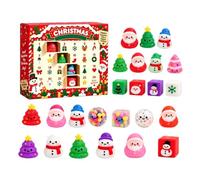 Calendrier De L'Avent Fidget Noël Cadeaux De Fête Mini Doux Sensoriels | Cadeaux de Fête Noël Pour Ados Jeunes Halloween Bureaux Travail tente Étude