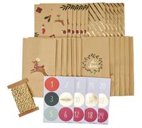 Calendrier de l'Avent Folia Set Oh Deer - 49 pièces - Blanc - Pour Enfant