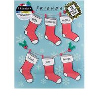 Calendrier de l'Avent Friends - PALADONE - 12 paires de chaussettes sous licence officielle - Mixte - Adulte