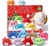Calendrier de l'avent - GENERIQUE - A1 - 24 mini peluches - 24 couleurs - Dès 1 an