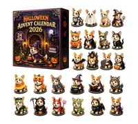 Calendrier de l'Avent Halloween 2026 avec 24 figurines Corgi à collectionner, violet Lampe De Chevet Fille Ado (One Size)