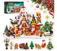 Calendrier de l'Avent kit de construction - Village de Noël en briques à assembler - 24 jours - 2026