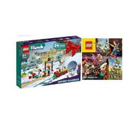 Calendrier de L'avent LEGO 41758 Friends 2023 - 231 pieces + 1 Catalogue LEGO 2023 - Set 2 En 1 - Noel