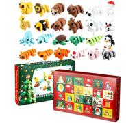 Calendrier De L'Avent Noël 2026 24 Figurines Animales Imprimées 3D