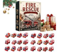 Calendrier de l'Avent Noël 2026 24 Jours Voiture à Friction Éducative et | Coffret 24 Jours Mini Voitures Collection Pour Garçons Filles Fête Nouvel An Anniversaire Maison Chambre Salle J