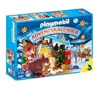 Calendrier de l'Avent PLAYMOBIL Atelier du Père Noël - 24 petits paquets numérotés - Mixte - A partir de 3 ans
