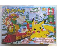 Bandai – Calendrier de l'Avent Pokémon Éd.2024 – 24 cases, 16 figurines excl., 8 décors WT00257