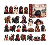 Calendrier de l'Avent pour Noël Souvenir Chien de Bureau en Acrylique 2D | Ornement Compte À Rebours Pour Noël 24 Jours Pour Thanksgiving Pâques Ados Adultes Vacances Saison